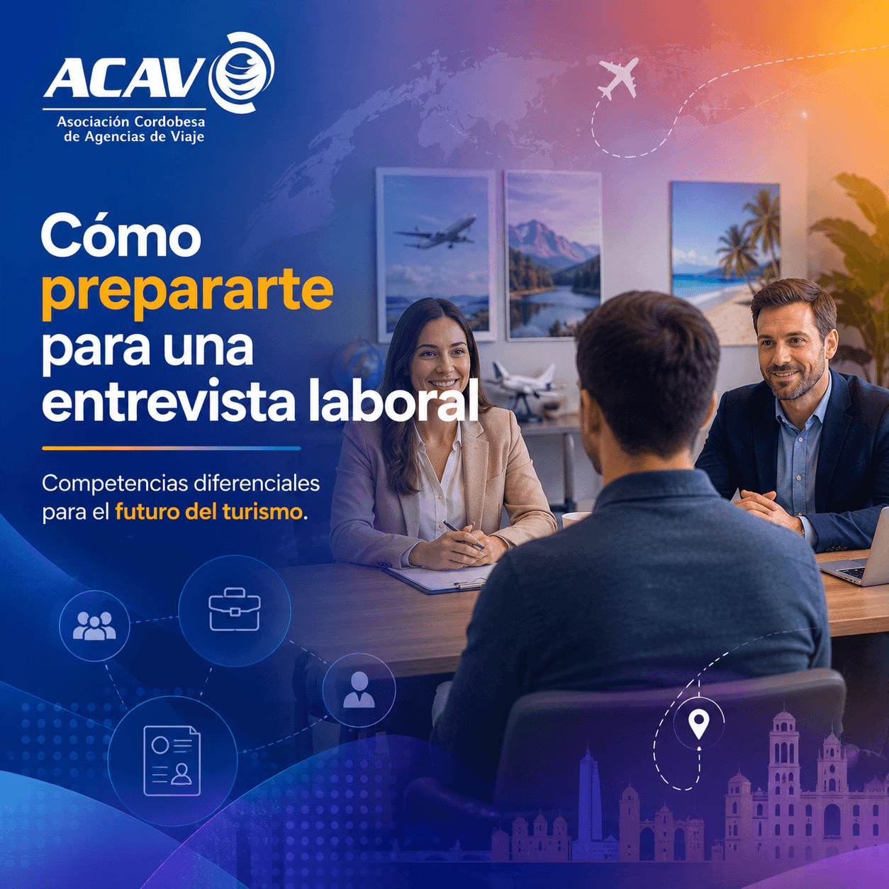 Guia visual sobre como prepararte para una entrevista laboral